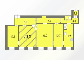 Продажа комнаты, 103 м2, Санкт-Петербург, Тамбовская улица, 91, Тамбовская улица