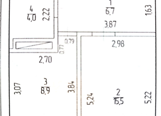 Продаю 1-комнатную квартиру, 36.9 м2, Уфа, улица Правды, 18/5, Дёмский район