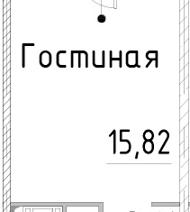 Продается квартира студия, 23.01 м2, Санкт-Петербург, муниципальный округ № 54, проспект Большевиков, 34к2