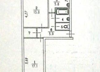 Продаю двухкомнатную квартиру, 47.56 м2, село Лузино, Комсомольская улица, 1