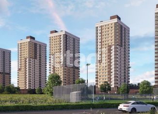 Продажа квартиры студии, 24.4 м2, Тюмень, ЖК Кватро, Дамбовская улица, 25к1