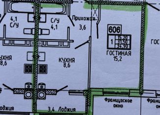 Продаю однокомнатную квартиру, 35 м2, Ставрополь, микрорайон № 36, улица Генерала Маргелова, 3/1