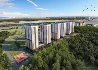 Двухкомнатная квартира на продажу, 50.84 м2, Тюмень, ЖК Кватро, Дамбовская улица, 29к1