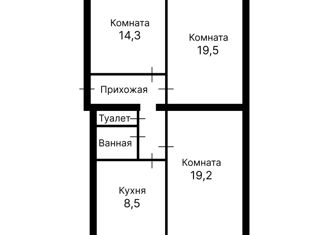 Трехкомнатная квартира на продажу, 72.9 м2, Москва, Большая Пионерская улица, 42, метро Серпуховская