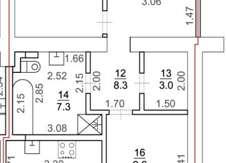 Продам 3-комнатную квартиру, 78.3 м2, Ломоносов, улица Жоры Антоненко, 8