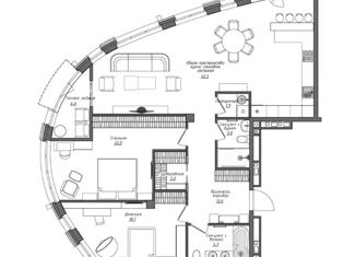Продам 1-ком. квартиру, 122.3 м2, Екатеринбург, ЖК Форум Сити, улица Радищева, 24