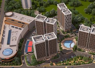 Продаю трехкомнатную квартиру, 87 м2, посёлок городского типа Дагомыс, Батумское шоссе, 28Ак2, ЖК Аллея Парк