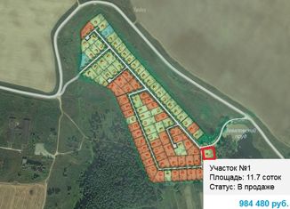 Продам участок, 11.72 сот., коттеджный посёлок Светлозёрье, коттеджный посёлок Светлозёрье, 47