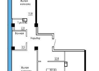 Продам 3-ком. квартиру, 86.2 м2, Абакан, улица Кирова, 118