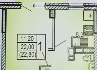 Продам 1-комнатную квартиру, 25 м2, посёлок городского типа Энем, переулок Ильницкого, 3к2