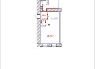 Продается офис, 57.7 м2, Москва, Средняя Переяславская улица, 27с1, метро Рижская