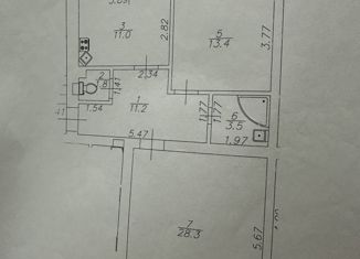 Продам 2-комнатную квартиру, 69.2 м2, Астраханская область, Ленинградская улица, 4Б