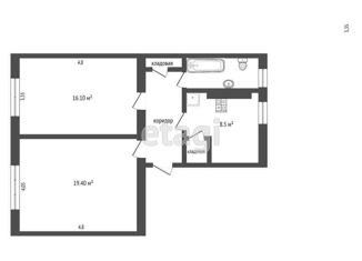 Продаю 2-ком. квартиру, 55.7 м2, Петропавловск-Камчатский, Океанская улица, 84