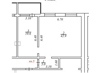 Продажа 2-комнатной квартиры, 73.6 м2, Петропавловск-Камчатский, улица Ларина, 22, микрорайон Северо-Восток