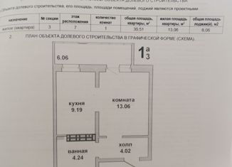 1-ком. квартира на продажу, 36 м2, Верхняя Пышма, ЖК Тихий Центр-3