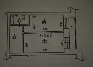 Продам 1-комнатную квартиру, 47.7 м2, Красноярский край, улица 9 Мая, 35А