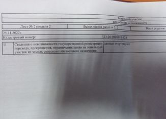 Продается земельный участок, 744 сот., хутор Оазис, Карасунская улица
