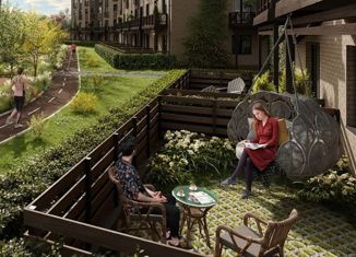 Продается трехкомнатная квартира, 57.1 м2, посёлок Октябрьский, жилой комплекс Альпийский квартал, 2