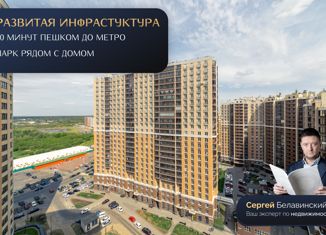 Продажа 2-комнатной квартиры, 60.4 м2, Кудрово, Областная улица, 7, ЖК Архитектор