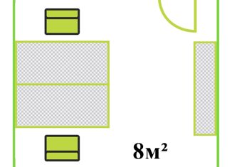 Сдача в аренду офиса, 8 м2, Ханты-Мансийск, улица Чкалова, 47