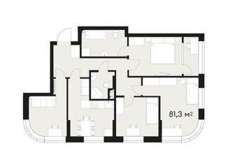 Продам 4-ком. квартиру, 81.3 м2, Кемерово, ЖК Южный, улица Дружбы, 28/1