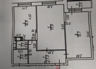 Продается двухкомнатная квартира, 55.5 м2, село Остафьево, Остафьевское шоссе, 14к4