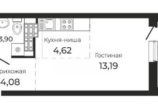 Продажа квартиры студии, 29.23 м2, Екатеринбург, улица Краснолесья, 96/2, Академический район
