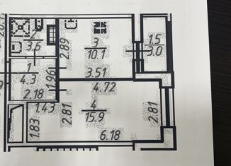 Продаю однокомнатную квартиру, 36.9 м2, Санкт-Петербург, ЖК Триумф Парк, Среднерогатская улица, 13к1