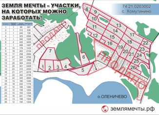 Продается участок, 25 сот., село Хомутинино, улица Луначарского, 55