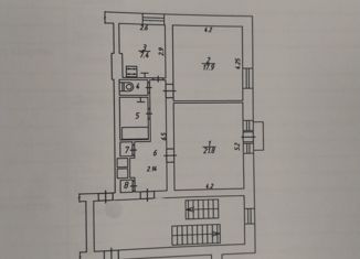Продаю двухкомнатную квартиру, 62.7 м2, Калуга, Телевизионная улица, 22, Московский округ
