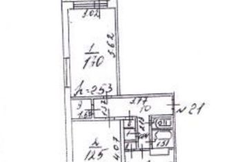 Продается 2-ком. квартира, 52.3 м2, поселок Торковичи, улица Победы, 9