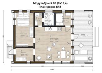 Продается дом, 88 м2, дачный посёлок Аусбург, Тенистая улица, 441