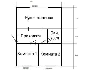 Продажа дома, 35.4 м2, Полевской
