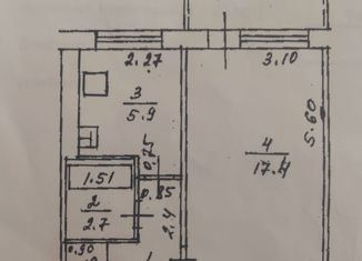 Продается 1-ком. квартира, 31 м2, Республика Башкортостан, улица Адмирала Ушакова, 62/1