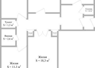 Продам 4-ком. квартиру, 87.8 м2, Московская область, Пионерская улица, 16