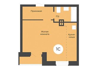 1-ком. квартира на продажу, 36.4 м2, Новосибирск, Дачная улица, 42, ЖК Топаз
