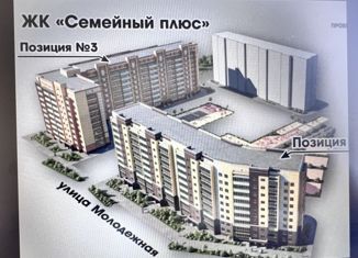 Продажа 1-комнатной квартиры, 42 м2, село Семёновка, Молодёжная улица, 3