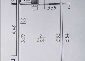 Продам квартиру студию, 30 м2, Санкт-Петербург, Ипподромный переулок, Ипподромный переулок