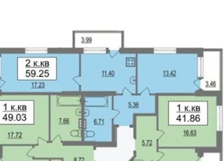 Продам двухкомнатную квартиру, 54.5 м2, Саратов, Усть-Курдюмская улица, 29, ЖК Изумрудный