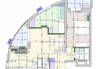 Продается 2-ком. квартира, 79 м2, Краснодар, Старокубанская улица, 124к1, ЖК Фамилия