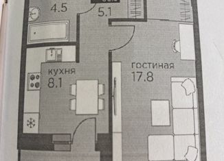 Продаю 1-комнатную квартиру, 37.5 м2, Пермь, ЖК Погода
