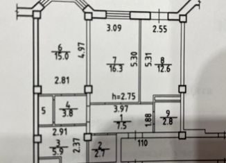 Продается 2-комнатная квартира, 67.9 м2, Новосибирск, микрорайон Горский, 8, метро Студенческая