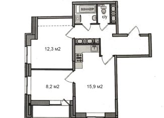 Продаю 2-ком. квартиру, 50 м2, посёлок Парголово, Толубеевский проезд, 38к1