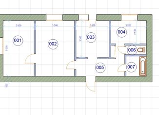 Продается 3-комнатная квартира, 65.1 м2, Астраханская область, улица Богдана Хмельницкого, 33