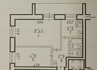 Продается 2-комнатная квартира, 40.1 м2, Новосибирск, Линейная улица, 45/2