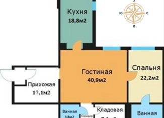 Продаю 3-комнатную квартиру, 120.2 м2, Москва, улица Архитектора Власова, 6