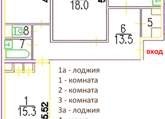 Продаю 3-комнатную квартиру, 74 м2, Москва, проспект Вернадского, 119