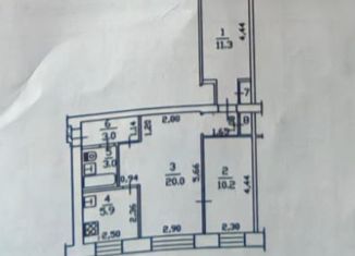 Продаю 3-ком. квартиру, 55 м2, Вологодская область, улица Ленина, 128