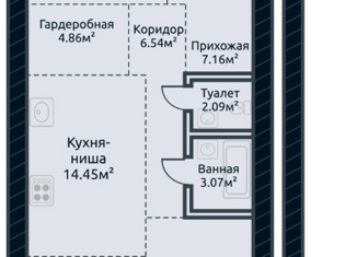 Продаю двухкомнатную квартиру, 93.82 м2, Томск, улица Аркадия Иванова, 21, Кировский район