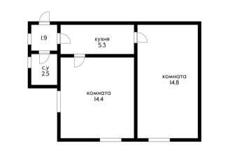 Продажа двухкомнатной квартиры, 34.5 м2, Краснодар, улица Володи Головатого, 168, микрорайон Кожзавод